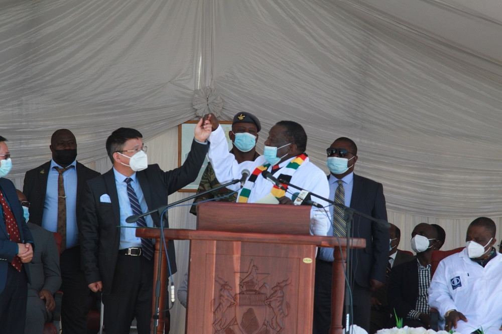 China Mineral Resources Zimbabwe Bikita mine renovation and expansion and new construction project commencement ceremony was held 